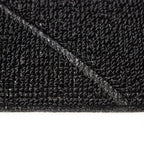 Tapete Relief Mat negro 40x60 cm con textura suave y diseño contemporáneo ideal para baño en espacios modernos
