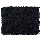Tapete baño Shaggy Coral gris oscuro 40x60 cm con textura suave y diseño contemporáneo ideal para baño en espacios modernos