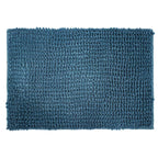Tapete baño Mix Chenille azul 40x60 cm con textura suave y diseño contemporáneo ideal para baño en espacios modernos