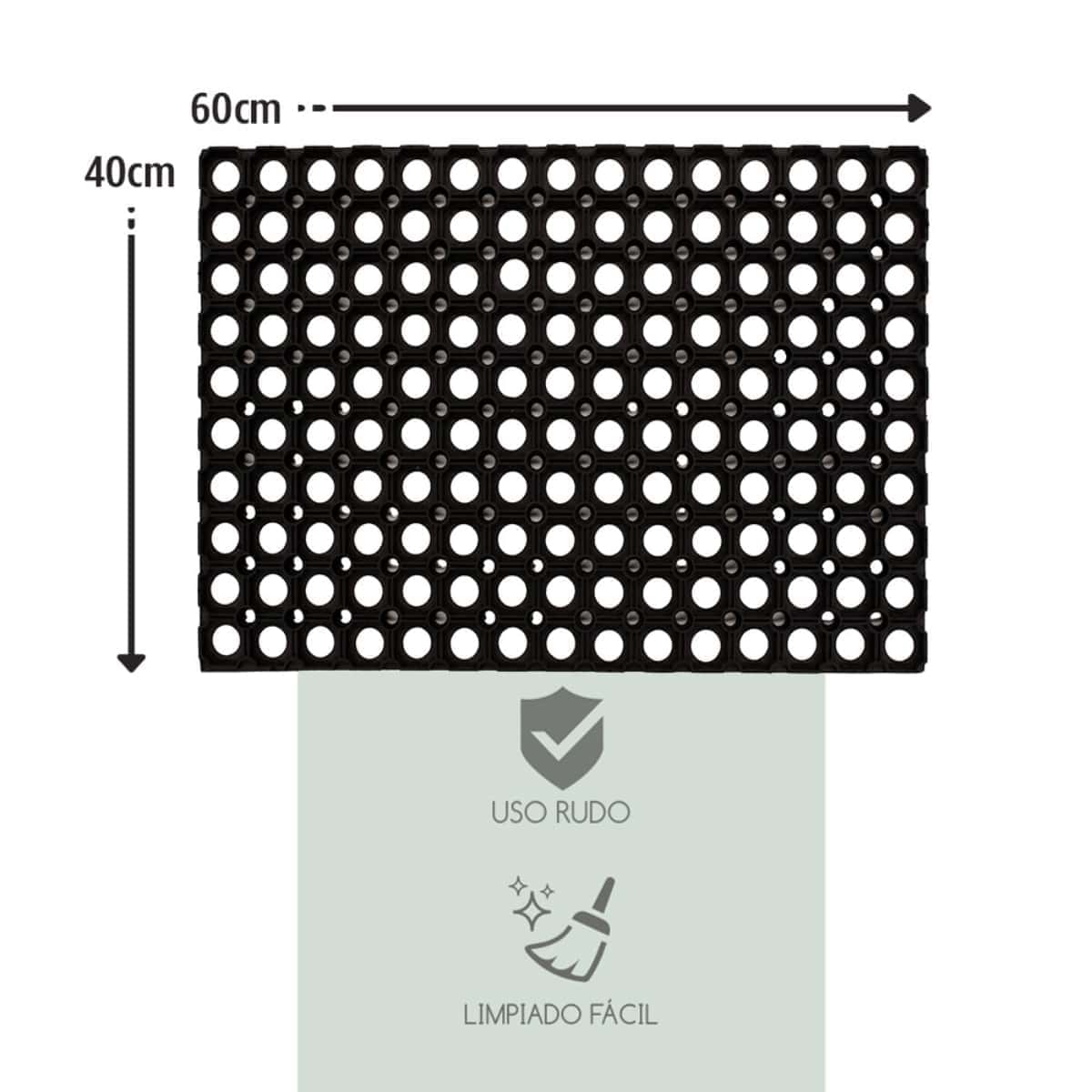 Tapete de entrada hollow mat 40x60 cm (3)