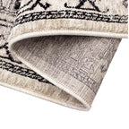 Tapete Abydos 4151 formas beige con textura suave y diseño contemporáneo ideal para sala o recámara en espacios modernos