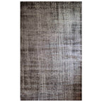 Tapete decorativo Bazhars Clásico Revival gris, alfombra de lana con diseño tradicional ideal para sala o comedor