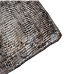 Tapete decorativo Bazhars Clásico Revival gris, alfombra de lana con diseño tradicional ideal para sala o comedor