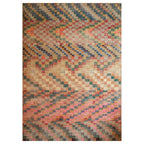 Tapete Bazhars clásico revival multi 140x200 cm con diseño tradicional reinterpretado y mezcla de colores que aporta carácter y estilo al espacio