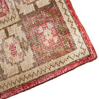Tapete decorativo Bazhars Clásico Revival rojo 312, alfombra de lana con diseño tradicional ideal para sala o comedor