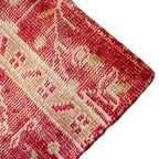 Tapete decorativo Bazhars Clásico Revival rojo 450, alfombra de lana con diseño tradicional ideal para sala o comedor