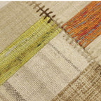 Tapete Bazhars Dhurrie Patch multicolor 300x400 cm con textura natural y diseño contemporáneo ideal para sala o recámara en espacios modernos