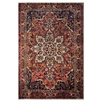 Tapete Bazhars Ghahvehrokh pieza única y exclusiva 222x299 cm con textura natural y diseño contemporáneo ideal para sala o recámara en espacios modernos