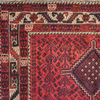 Tapete Bazhars Ghashgai pieza única 206x165 cm con textura natural y diseño contemporáneo ideal para sala o recámara en espacios modernos
