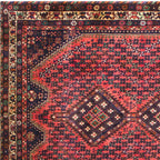 Tapete Bazhars Ghashgai pieza única 292x303 cm con textura natural y diseño contemporáneo ideal para sala o recámara en espacios modernos