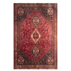 Tapete Bazhars Ghashgai pieza única 294x217 cm con textura natural y diseño contemporáneo ideal para sala o recámara en espacios modernos