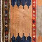 Tapete Bazhars Kilim Kandahar pieza única 87x227 cm con textura natural y diseño contemporáneo ideal para sala o recámara en espacios modernos