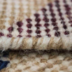 Tapete Bazhars Kilim Gokhan 009 multicolor con textura natural y diseño contemporáneo ideal para sala o recámara en espacios modernos