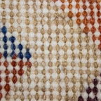 Tapete Bazhars Kilim Gokhan 009 multicolor con textura natural y diseño contemporáneo ideal para sala o recámara en espacios modernos