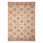 Tapete Bazhars Kilim Gokhan 117 terra pieza única 140x200 cm con estilo artesanal y tonos cálidos que brindan carácter y autenticidad al espacio