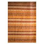 Tapete Bazhars Killim Laksmi Diamond piezas únicas y exclusivas con textura natural y diseño contemporáneo ideal para sala o recámara en espacios modernos