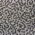Tapete Bazhars Oriental Sushi gris oscuro con textura natural y diseño contemporáneo ideal para sala o recámara en espacios modernos