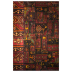 Tapete Bazhars Patchwork Antique Cauca pieza única y exclusiva 298x200 cm con textura suave y diseño contemporáneo ideal para sala o recámara en espacios modernos
