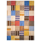 Tapete Bazhars Patchwork Splendo 0106 piezas únicas y exclusivas 70x240 cm con textura suave y diseño contemporáneo ideal para sala o recámara en espacios modernos