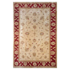 Tapete Bazhars Ziegler pieza única 190x263 cm con textura natural y diseño contemporáneo ideal para sala o recámara en espacios modernos