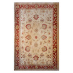 Tapete Bazhars Ziegler Chobi Fine pieza única 302x208 cm con textura natural y diseño contemporáneo ideal para sala o recámara en espacios modernos
