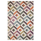 Tapete pie de cama Colours 3D 80x150 cm, alfombra moderna de polipropileno con diseño tridimensional ideal para recámara o pasillo