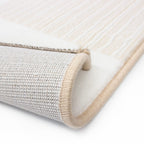 Tapete Echo 296 cream 160x230 cm con textura suave y diseño contemporáneo ideal para sala o recámara en espacios modernos