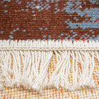Tapete decorativo Eco Friendly Rust 1806 amarillo/terra 160x230 cm, alfombra sustentable con diseño moderno ideal para sala o recámara