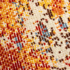 Tapete decorativo Eco Friendly Rust 1806 amarillo/terra 160x230 cm, alfombra sustentable con diseño moderno ideal para sala o recámara