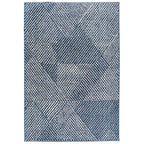 Tapete Eco Friendly Wind azul con textura resistente y diseño contemporáneo ideal para sala o recámara en espacios modernos