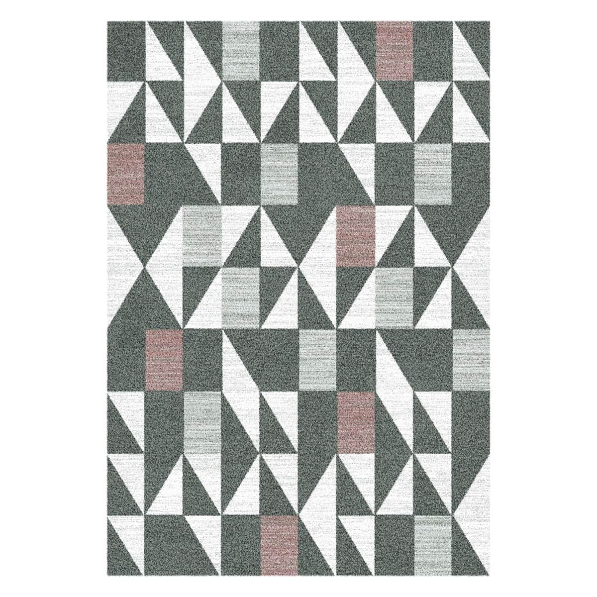 Tapete decorativo flow geométrico rojo (1)
