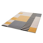 Tapete decorativo Fun 8601 amarillo 200x290 cm, alfombra moderna de polipropileno ideal para sala o recámara