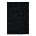 Tapete decorativo Kellim doble vista gris oscuro, alfombra reversible con diseño artesanal ideal para sala o recámara