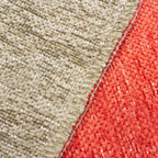Tapete decorativo Kellim doble vista verde, alfombra reversible con diseño artesanal ideal para sala o recámara