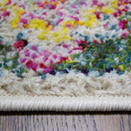 Tapete decorativo Kolor vintage 160x230 cm, alfombra moderna de polipropileno ideal para sala o recámara
