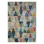 Tapete decorativo Kolor geométrico 160x230 cm, alfombra moderna de polipropileno ideal para sala o recámara