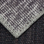 Tapete decorativo Kyle Patch gris 190x290 cm, alfombra moderna de polipropileno con diseño patchwork ideal para sala o comedor
