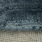 Tapete decorativo Lara azul, alfombra moderna de polipropileno con diseño elegante ideal para sala o recámara