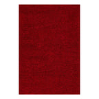 Tapete Lyla shaggy rojo 160x230 cm con fibras largas y acabado esponjoso que brinda calidez y un toque acogedor al espacio
