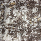 Tapete pie de cama Mileto beige 80x150 cm, alfombra moderna de polipropileno ideal para recámara o pasillo