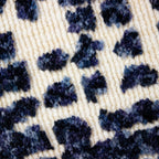 Tapete decorativo Mix azul, alfombra moderna de polipropileno con diseño versátil ideal para sala o recámara