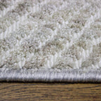 Tapete decorativo Mix beige, alfombra moderna de polipropileno con diseño versátil ideal para sala o recámara
