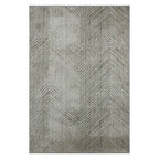 Tapete decorativo Mix beige, alfombra moderna de polipropileno con diseño versátil ideal para sala o recámara