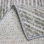 Tapete decorativo Mix beige, alfombra moderna de polipropileno con diseño versátil ideal para sala o recámara