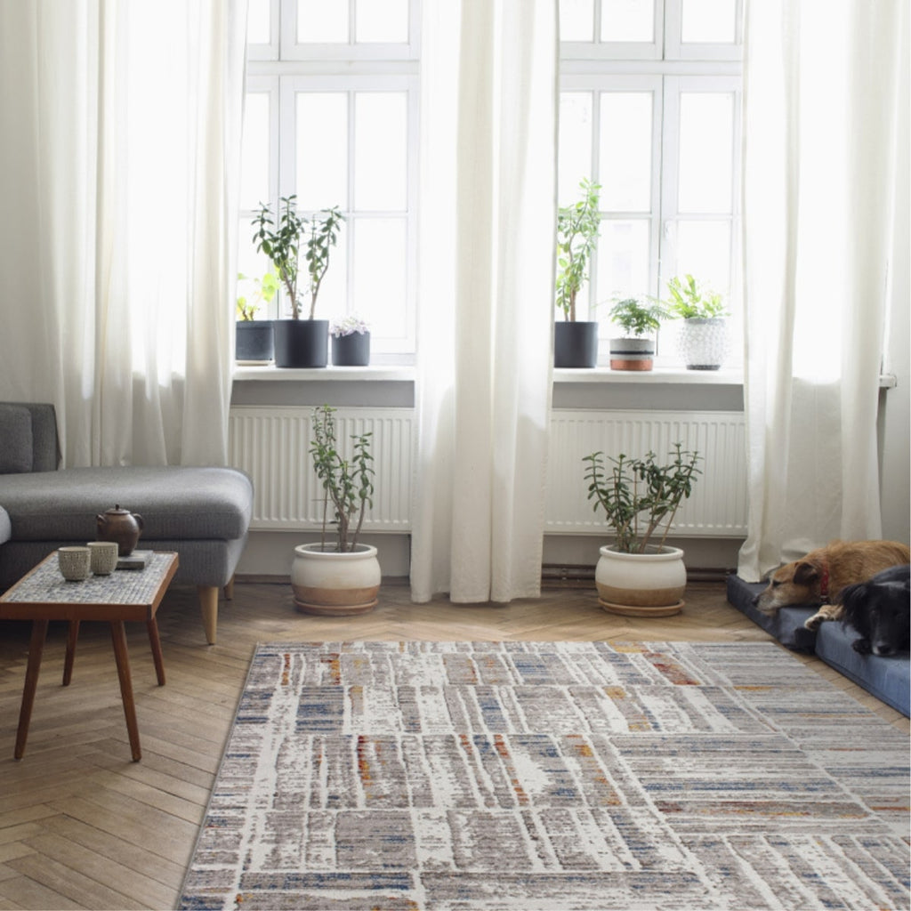 Tapete Oasis L cuadros con textura suave y diseño contemporáneo ideal para sala o recámara en espacios modernos