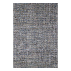 Tapete decorativo Oslo azul, alfombra moderna de polipropileno con diseño elegante ideal para sala o recámara