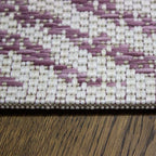 Tapete decorativo Prisma 7176 plum, alfombra moderna de polipropileno con diseño contemporáneo ideal para sala o recámara