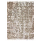 Tapete decorativo Rome 459 beige, alfombra moderna de polipropileno con diseño elegante ideal para sala o recámara