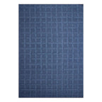 Tapete decorativo Sfynk 2105/090 azul 200x300 cm, alfombra moderna de polipropileno con diseño elegante ideal para sala o comedor