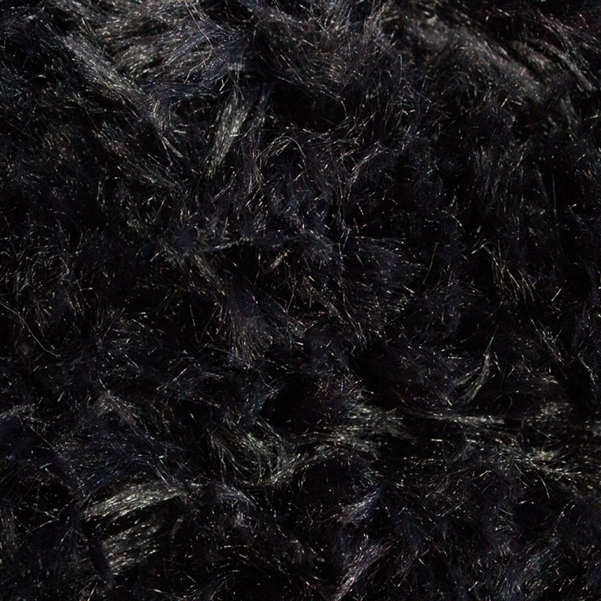 Tapete decorativo shaggy bengali negro (2) min